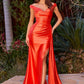 Off Shoulder Neckline Sheath Gown By Ladivine CD393 - Women Evening Formal Gown - Special Occasion/Curves