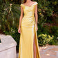 Off Shoulder Neckline Sheath Gown By Ladivine CD393 - Women Evening Formal Gown - Special Occasion/Curves