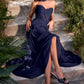 Sweetheart Neckline A-Line Gown By Ladivine CD395 - Women Evening Formal Gown - Special Occasion