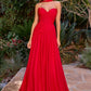Sweetheart Neckline A-Line Gown By Ladivine CD395 - Women Evening Formal Gown - Special Occasion