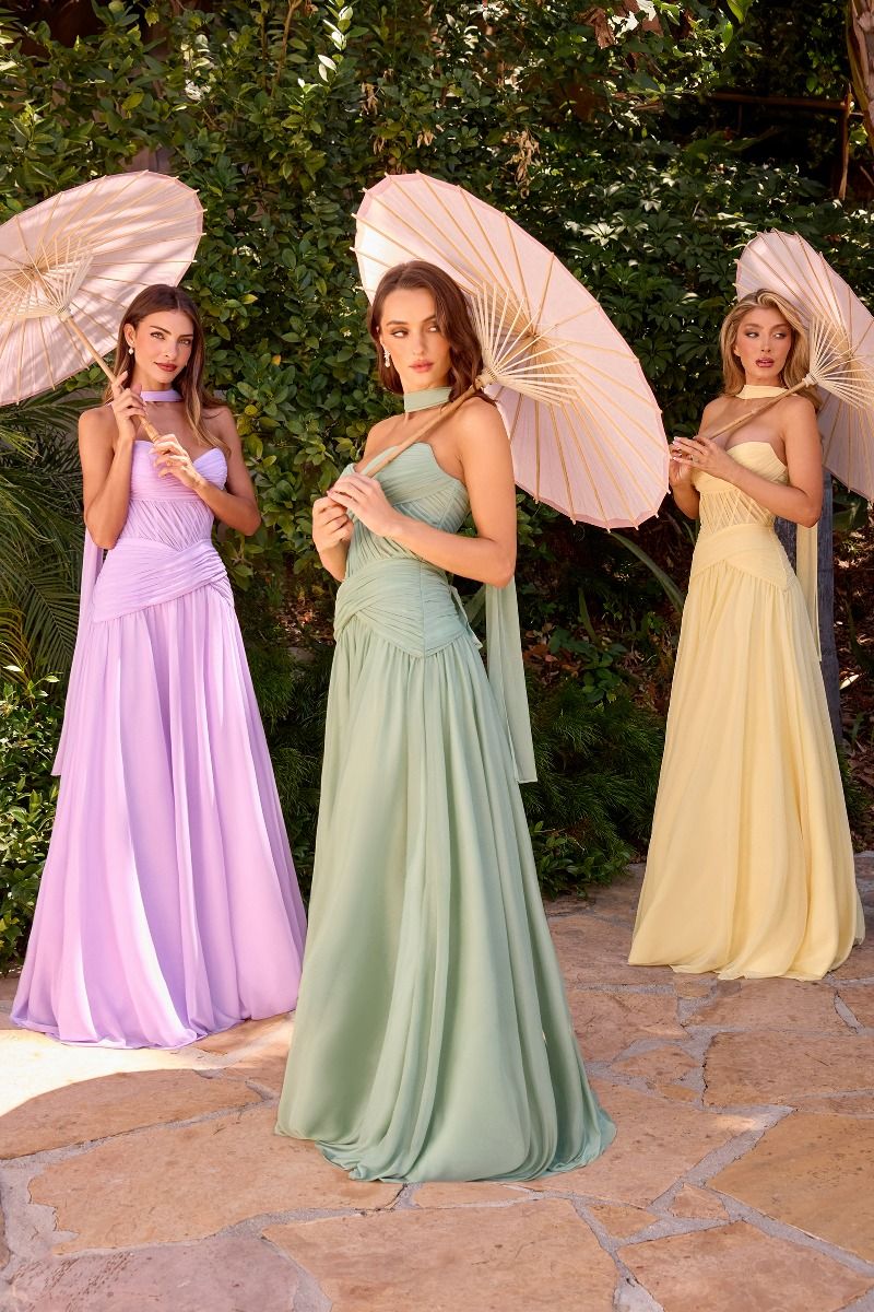 Sweetheart Neckline A-Line Gown By Ladivine CD395 - Women Evening Formal Gown - Special Occasion