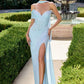 Soft Pleated Chiffon Sheath Gown By Ladivine CD406 - Women Evening Formal Gown - Special Occasion