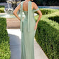 Soft Pleated Chiffon Sheath Gown By Ladivine CD406 - Women Evening Formal Gown - Special Occasion