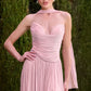 Strapless Sweetheart A-Line Gown By Ladivine CD410 - Women Evening Formal Gown - Special Occasion/Curves