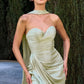 Sweetheart Neckline Leg Slit Gown By Ladivine CD411 - Women Evening Formal Gown - Special Occasion