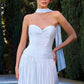 Chiffon Sweetheart Neckline Gown By Ladivine CD414 - Women Evening Formal Gown - Special Occasion/Curves