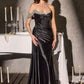 Glitter One Shoulder Mermaid Gown By Ladivine CD420 - Women Evening Formal Gown - Special Occasion