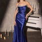 Glitter One Shoulder Mermaid Gown By Ladivine CD420 - Women Evening Formal Gown - Special Occasion