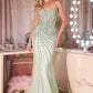 Strapless Sweetheart Neckline Gown By Ladivine CD660 - Women Evening Formal Gown - Special Occasion