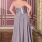 Strapless Sweetheart Neckline Gown By Ladivine CD668C - Women Evening Formal Gown - Curves