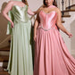 Strapless Sweetheart Neckline Gown By Ladivine CD668C - Women Evening Formal Gown - Curves