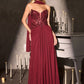 Illusion Sweetheart A-Line Gown By Ladivine CD673 - Women Evening Formal Gown - Special Occasion