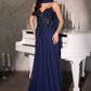 Illusion Sweetheart A-Line Gown By Ladivine CD673 - Women Evening Formal Gown - Special Occasion