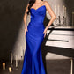 Satin Sweetheart Neckline Gown By Ladivine CD676 - Women Evening Formal Gown - Special Occasion
