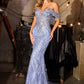 Off The Shoulder Sweetheart Gown By Ladivine CD693 - Women Evening Formal Gown - Special Occasion