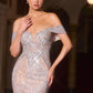 Off The Shoulder Sweetheart Gown By Ladivine CD693 - Women Evening Formal Gown - Special Occasion