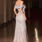 Off The Shoulder Sweetheart Gown By Ladivine CD693 - Women Evening Formal Gown - Special Occasion