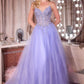 Strapless Sweetheart A-Line Gown By Ladivine CD721 - Women Evening Formal Gown - Special Occasion