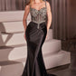 Embellished Sweetheart Neckline Gown By Ladivine CD757 - Women Evening Formal Gown - Special Occasion