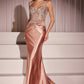 Embellished Sweetheart Neckline Gown By Ladivine CD757 - Women Evening Formal Gown - Special Occasion