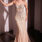 Sweetheart Neckline Tulle Sheath Gown By Ladivine CD766 - Women Evening Formal Gown - Special Occasion