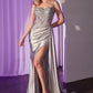 Sweetheart Neckline Sheath Leg Slit Gown by Cinderella Divine CD774 - Special Occasion