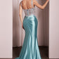 Fit & Flare Sweetheart Neckline Gown by Cinderella Divine CD775 - Special Occasion