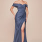 Off The Shoulder Sweetheart Neckline Gown by Cinderella Divine CD790 - Special Occasion