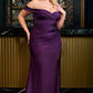 Sweetheart Off The Shoulder Mermaid Gown by Cinderella Divine CD790C - Curves