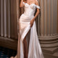 Sweetheart Neckline Leg Slit Bridal Gown by Cinderella Divine CD803W