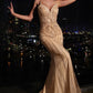 Embellished Fitted Sweetheart Neckline Gown by Cinderella Divine CD845 - Special Occasion