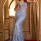 Embellished Strapless Mermaid Gown by Cinderella Divine CD847 - Special Occasion/Curves