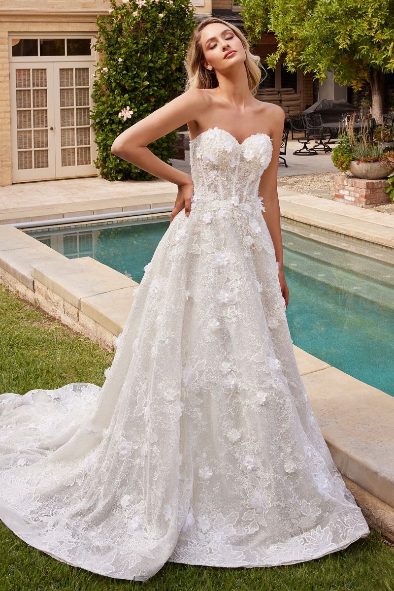 Ladivine CD860W Lace Wedding Dress