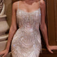 Fringe Embellished Mermaid Gown by Ladivine - CD866 - Special Occasion