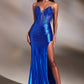 Strapless Hot Stones Corset Gown By Ladivine CDS419 - Women Evening Formal Gown - Special Occasion