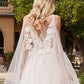 Layered Tulle A-Line Bridal Gown by Ladivine CDS437W