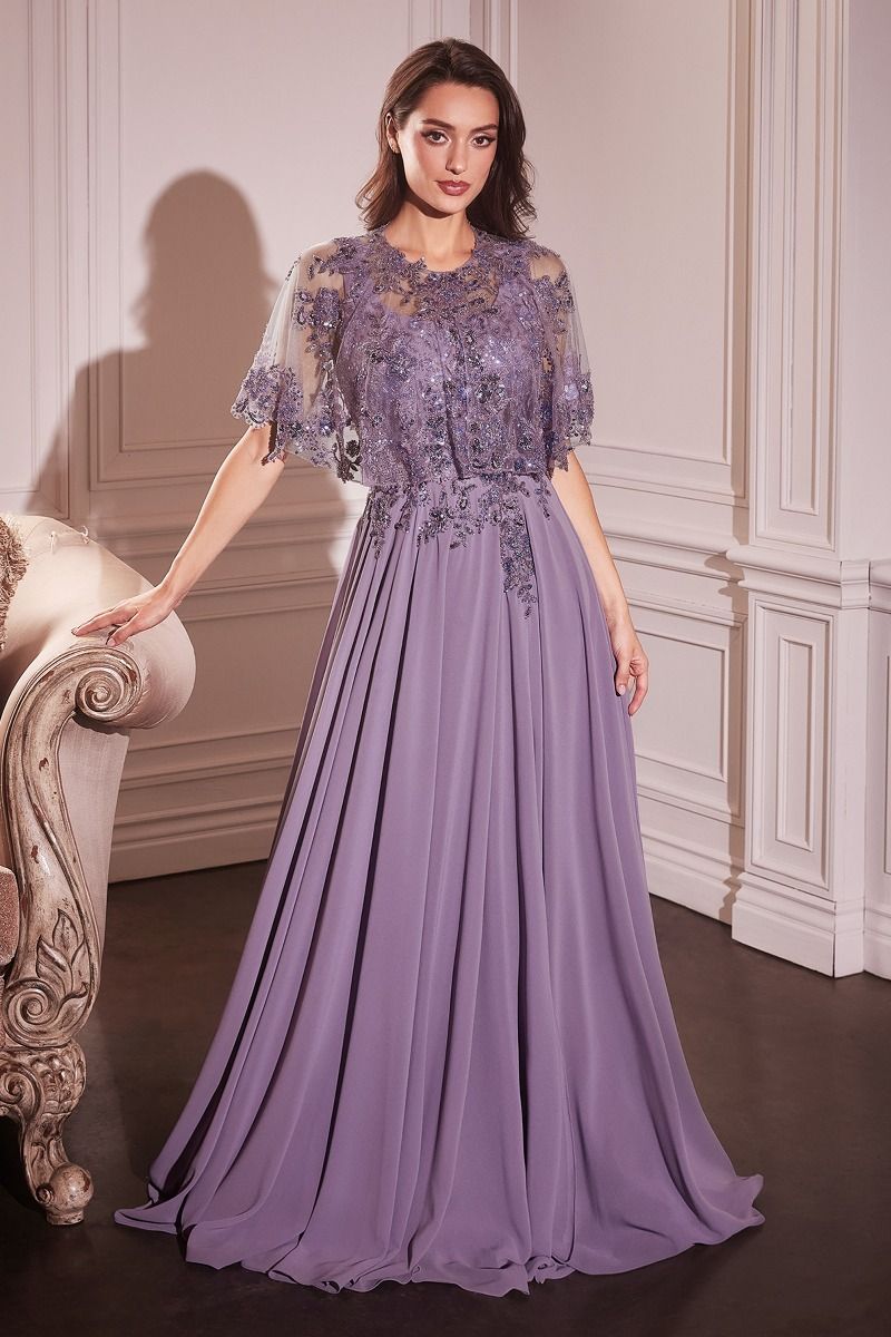 sachin and babi light blue dress Blue A-line Scoop Neck Floor-length Chiffon Formal Dress With Appliques Lace  #TJ056 $149