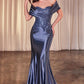 Sweetheart Neckline Mermaid Gown by Cinderella Divine CDS507 - Special Occasion/Curves