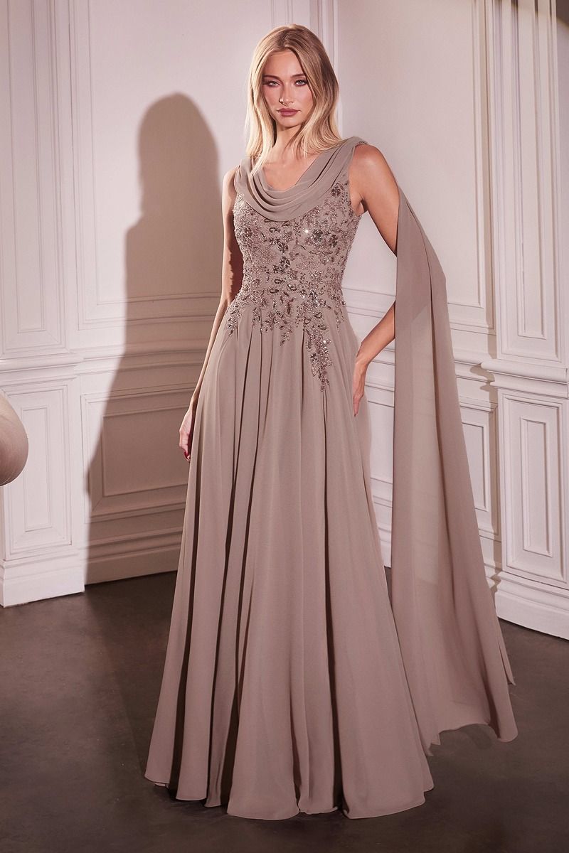 Ladivine CDS509 Prom Dress - Mocha | NewYorkDress Ladivine CDS509 Prom Dress - Mocha | NewYorkDress