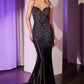Embellished Sweetheart Neckline Sheath By Ladivine CDS527 - Women Evening Formal Gown - Special Occasion