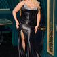Micro Crystal Scoop Neckline Gown By Ladivine CDS529C - Women Evening Formal Gown - Curves