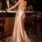 Strapless Sweetheart Neckline By Ladivine CDS530 - Women Evening Formal Gown - Special Occasion