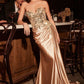 Strapless Sweetheart Neckline By Ladivine CDS530 - Women Evening Formal Gown - Special Occasion