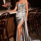 Strapless Sweetheart Neckline By Ladivine CDS530 - Women Evening Formal Gown - Special Occasion