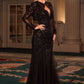 Strapless Sweetheart Neckline Mermaid Gown By Ladivine CDS545 - Women Evening Formal Gown - Special Occasion/Curves