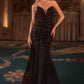 Strapless Sweetheart Neckline Mermaid Gown By Ladivine CDS545 - Women Evening Formal Gown - Special Occasion/Curves