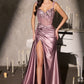Off Shoulder High Slit Gown By Ladivine CDS554 - Women Evening Formal Gown - Special Occasion
