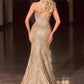 Strapless Sweetheart Mermaid Gown By Ladivine CDS557 - Women Evening Formal Gown - Special Occasion