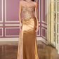 Sweetheart Neckline Sheath Gown By Ladivine CDS565 - Women Evening Formal Gown - Special Occasion