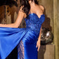 Sweetheart Neckline Sheath Gown By Ladivine CDS565 - Women Evening Formal Gown - Special Occasion